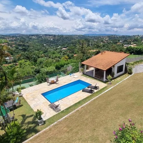 Chácara, próx a SP, com WI-FI e uma vista incrível