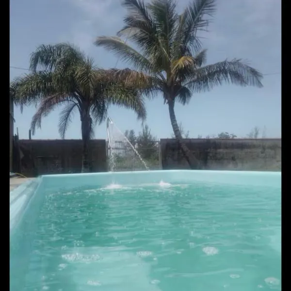 Pé na areia