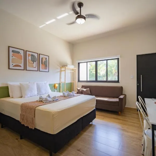 Loft Aconchegante com ar-condicionado e vista para as montanhas